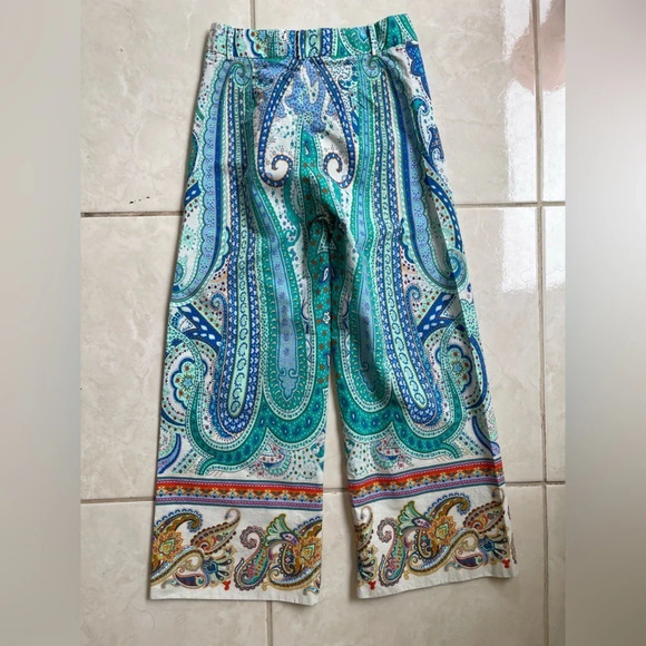 Zara ornament crop pants flare - Picture 4 of 5